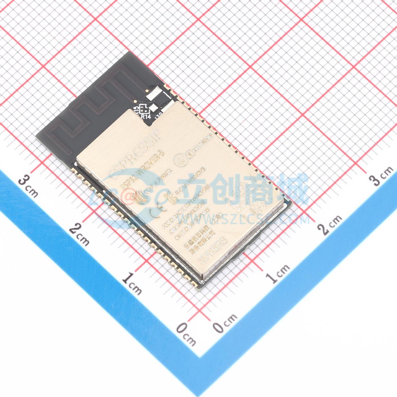 Smart Home Module Iot - 3 piezas ESP32-WROVER-B-N8R8 SMD 31,4x18mm ESP32-DOWD