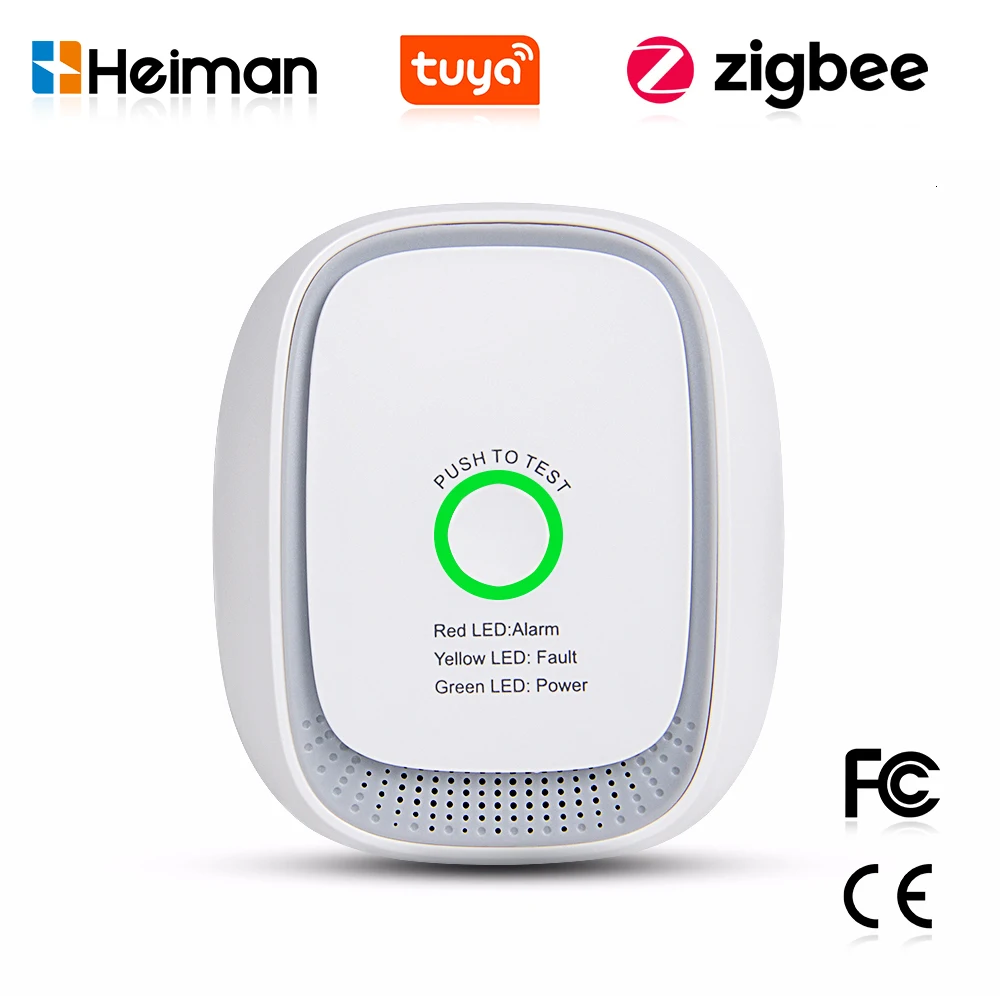 Tuya Smart - Sensor de Gas Combustible Zigbee Tuya