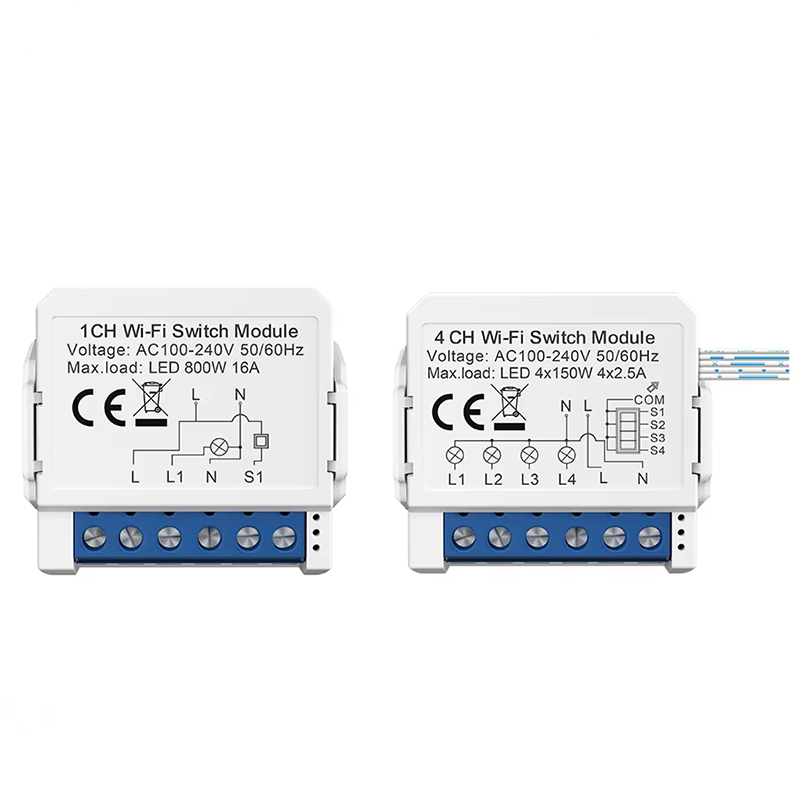 Tuya 4 Channel - Módulo de interruptor inteligente WSM16 Tuya
