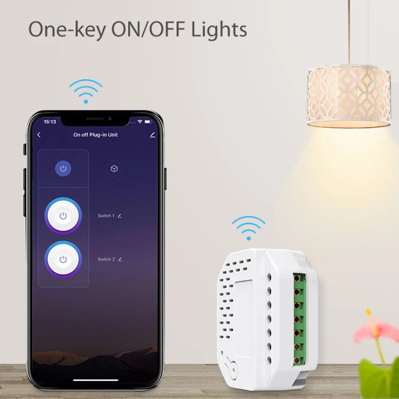 Smart Relay Tuya - Módulo de Interruptor de Luz Matter,