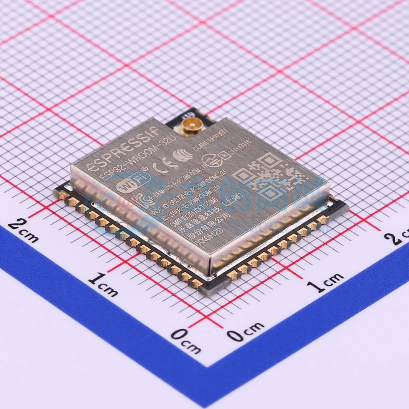 Smart Home Module Iot - 3 piezas ESP32-WROOM-32U-N16 SMD 19.2x18mm ESP32-DOWD