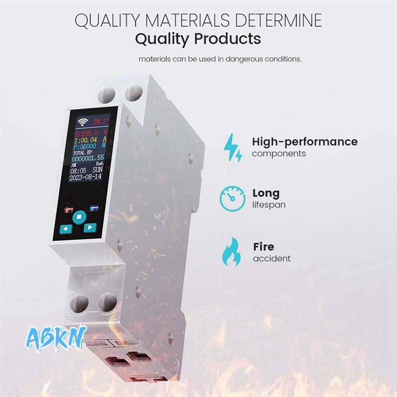 Smart Relay Tuya - ABKN-50A Tuya WIFI interruptor inteligente disyuntor