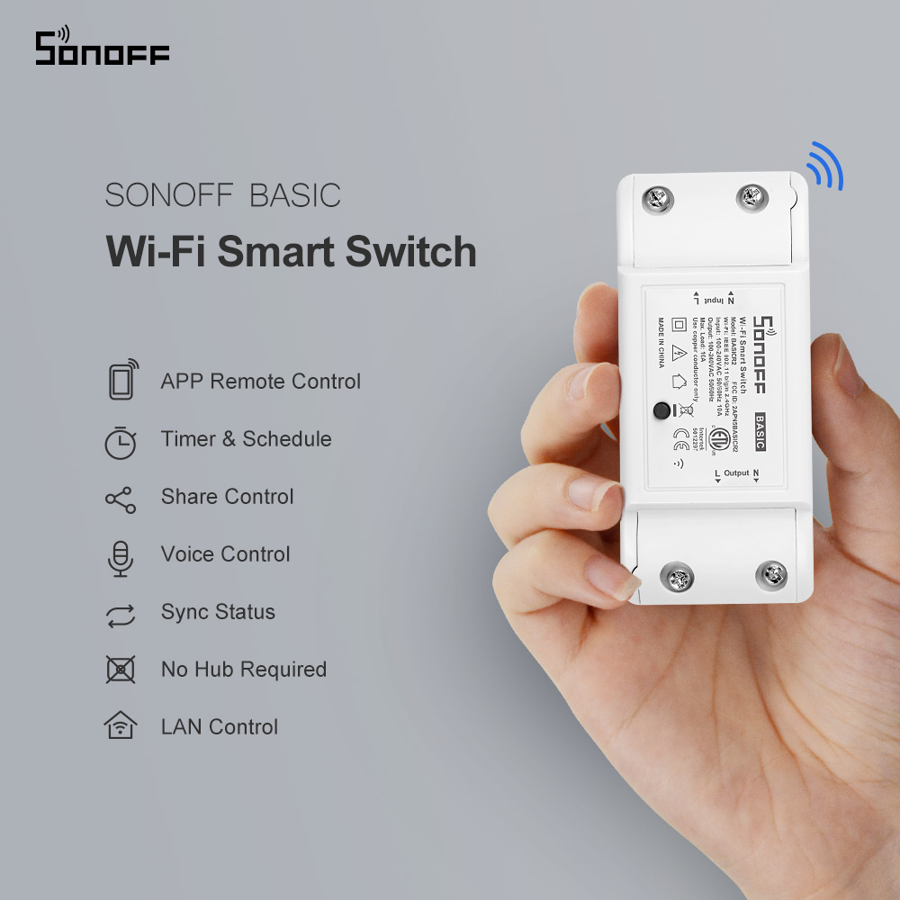 Itead SONOFF Basic R2 Mini mód - Sonoff Basic reseña y precio