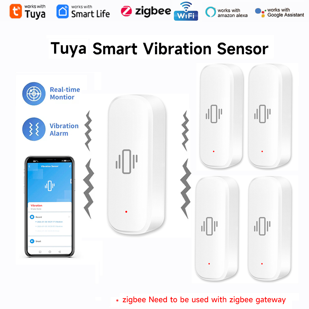 Sensor de Vibración Inteligent - Home Assistant Tuya reseña y precio