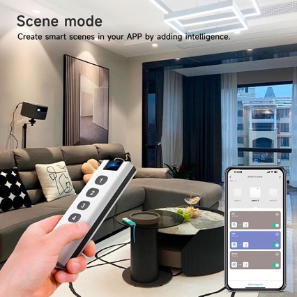 Control Remoto ZigBee Tuya Sma - Tuya 4 Channel reseña y precio