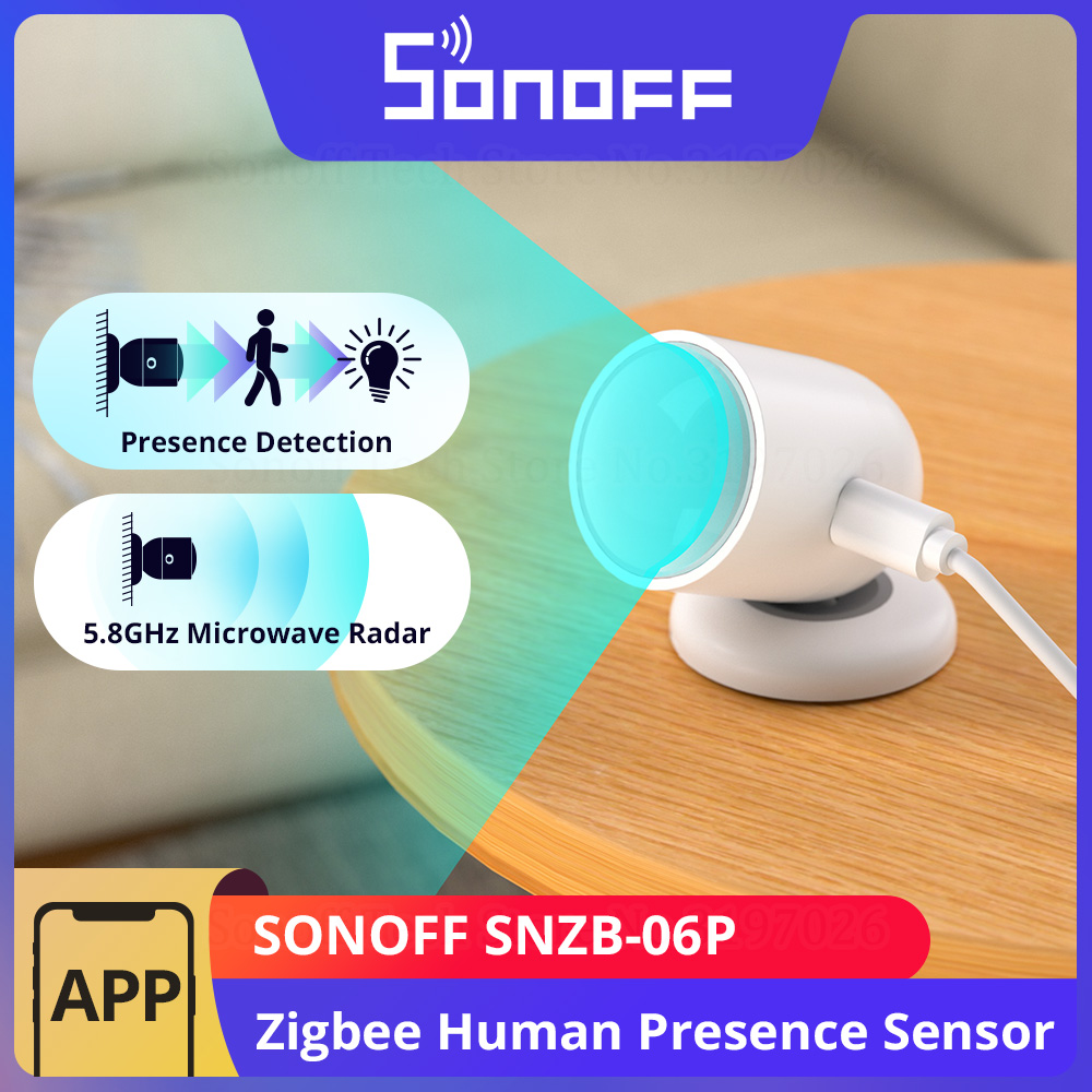 SONOFF SNZB-06P Zigbee Sensor  - Sonoff Basic reseña y precio