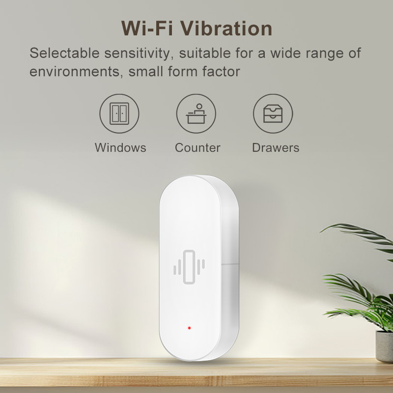 Sensor de vibración WiFi Tuya, - Home Assistant Tuya reseña y precio