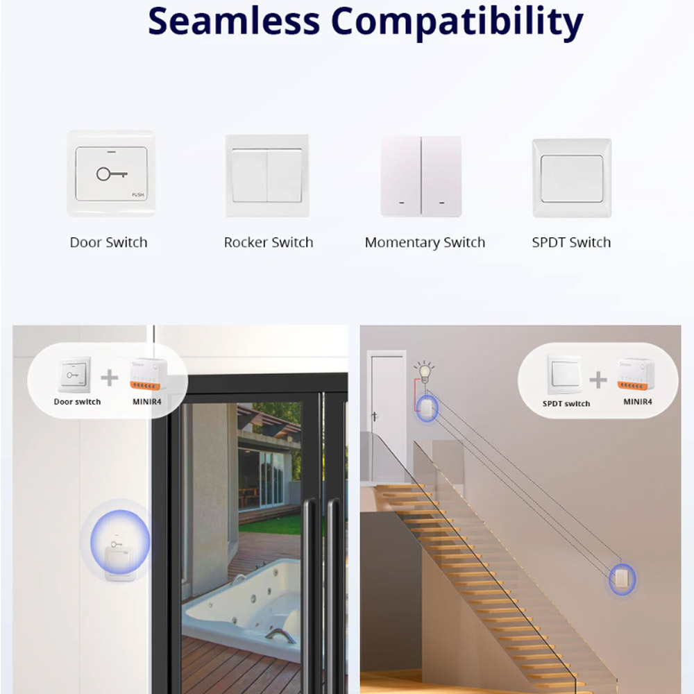 Control de Dos Vías Sonoff R4  - Sonoff Mini R4 reseña y precio