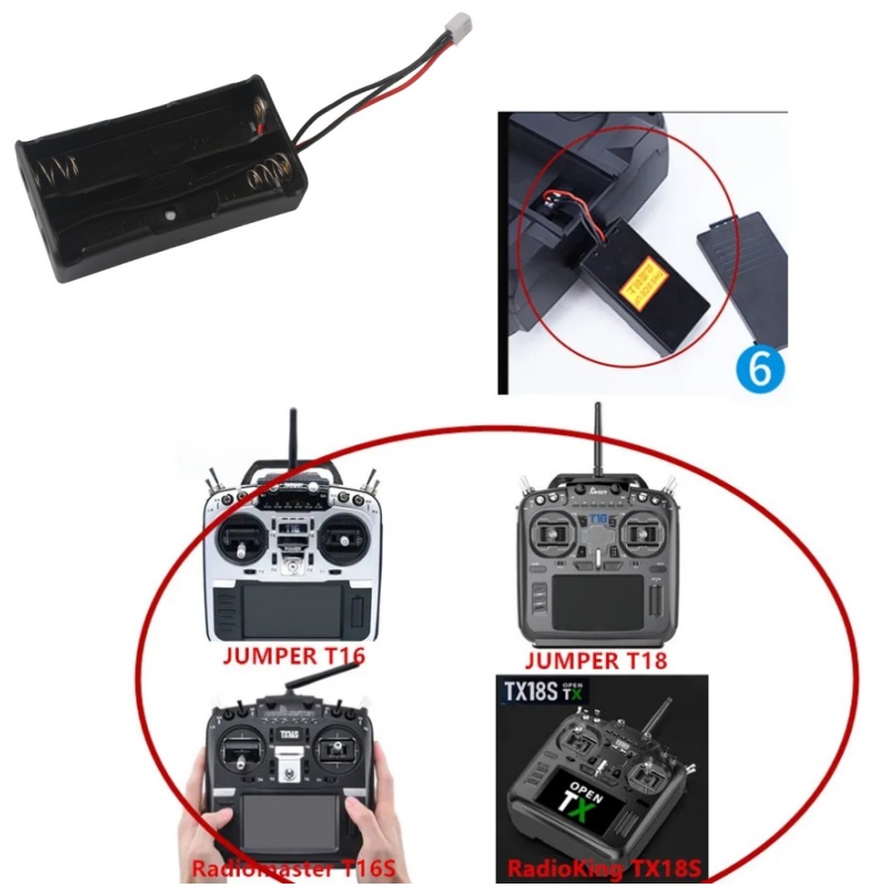 Caja de Batería RadioMaster TX - Shelly Plug reseña y precio