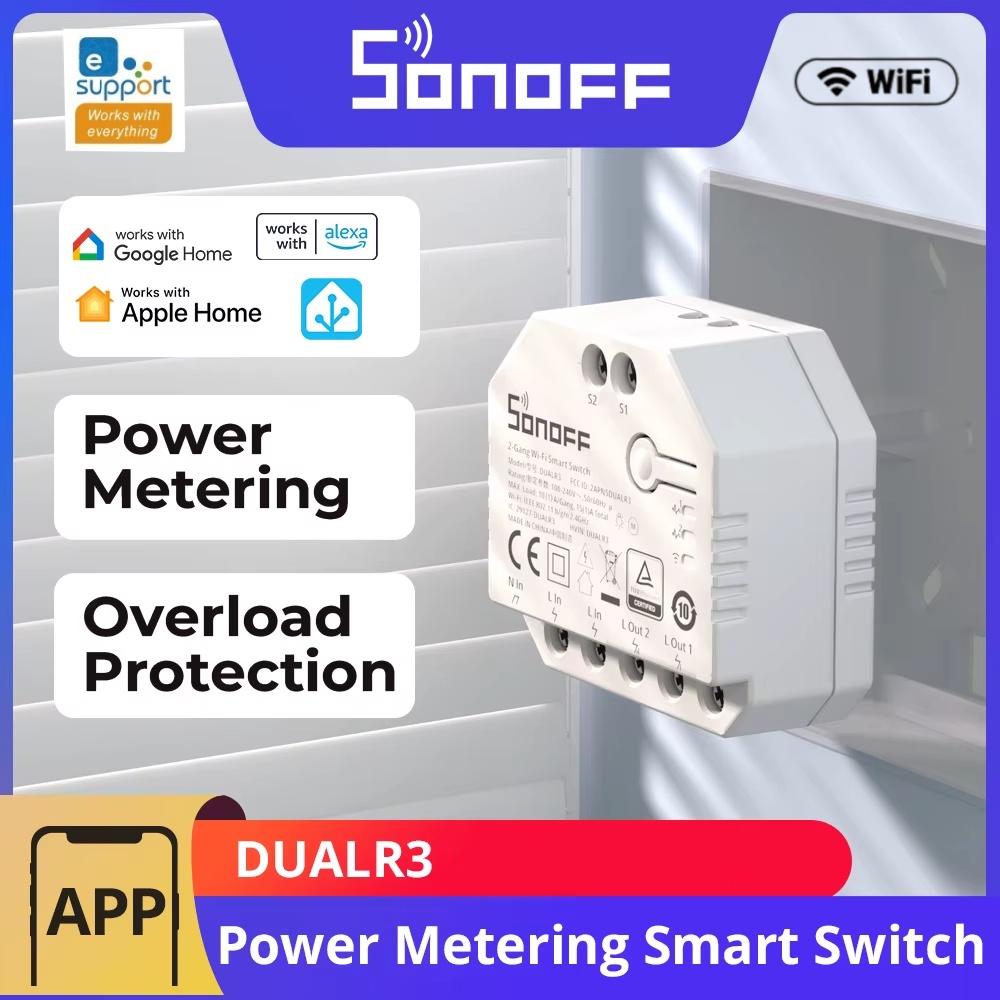 Interruptor de Cortina WiFi So - Sonoff reseña y precio