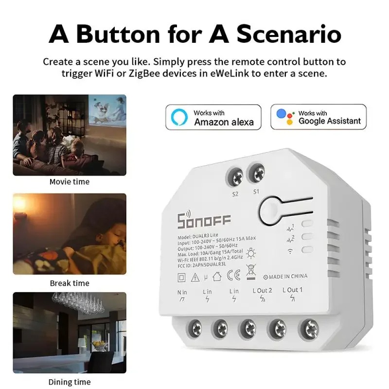Interruptor de Cortina WiFi So - Sonoff reseña y precio