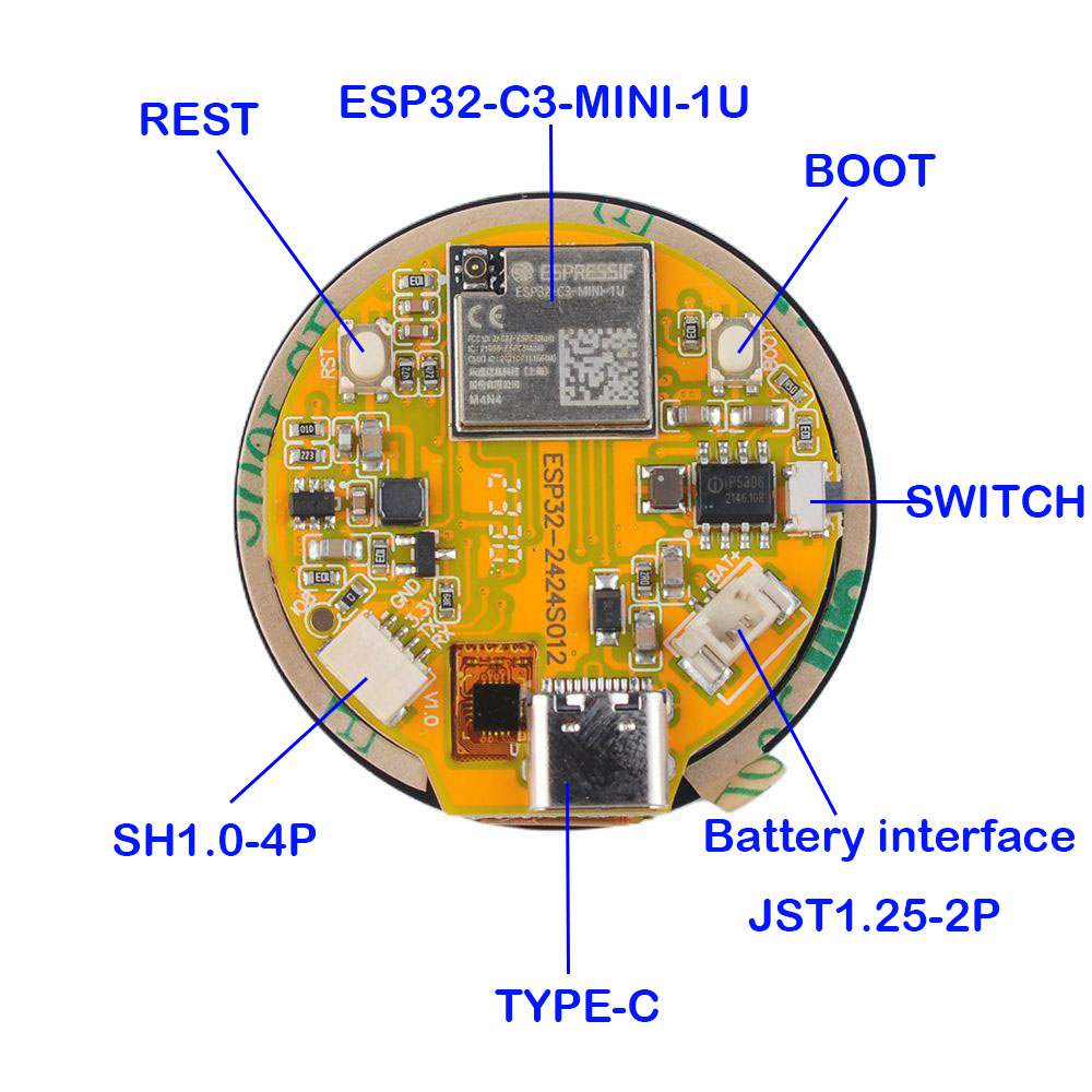 Pantalla ESP32 de 1.28 Pulgada - Smart Home Module Iot reseña y precio