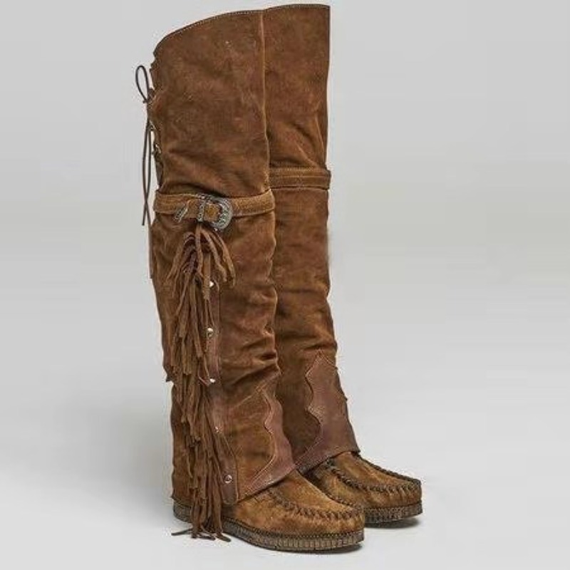 Botas de Mujer con Flecos y Bo - Tasmota reseña y precio